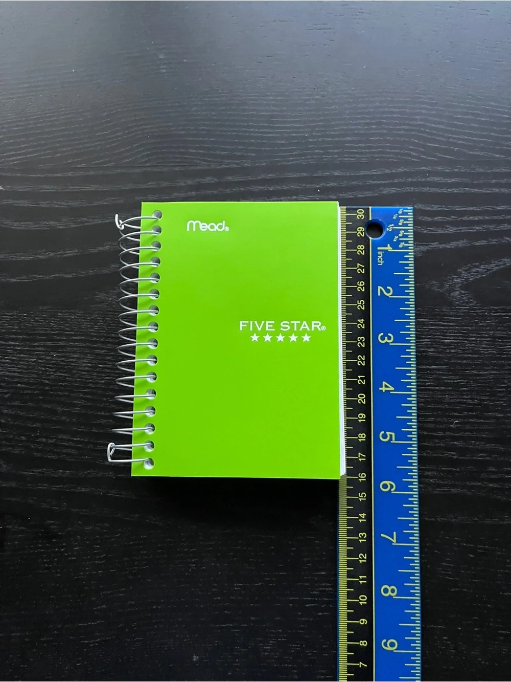 Mead Five Star Lime Green Small Spiral Notebook College Ruled 200 Sheets 5.5x3.5